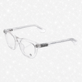 CLEAR CHROME GLASSES