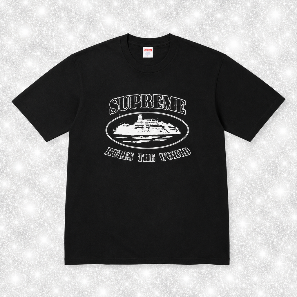 BLACK SUP CORT TEE