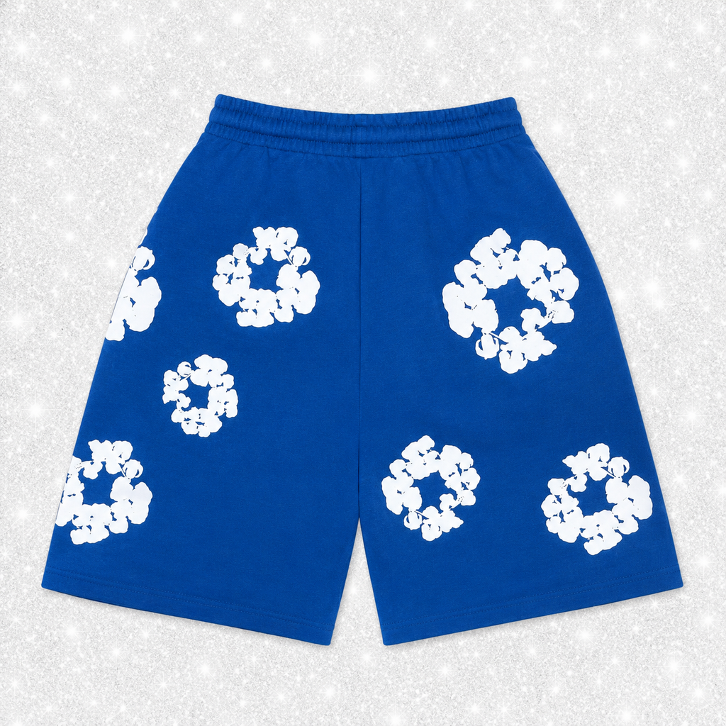 BLUE DENIM SHORTS