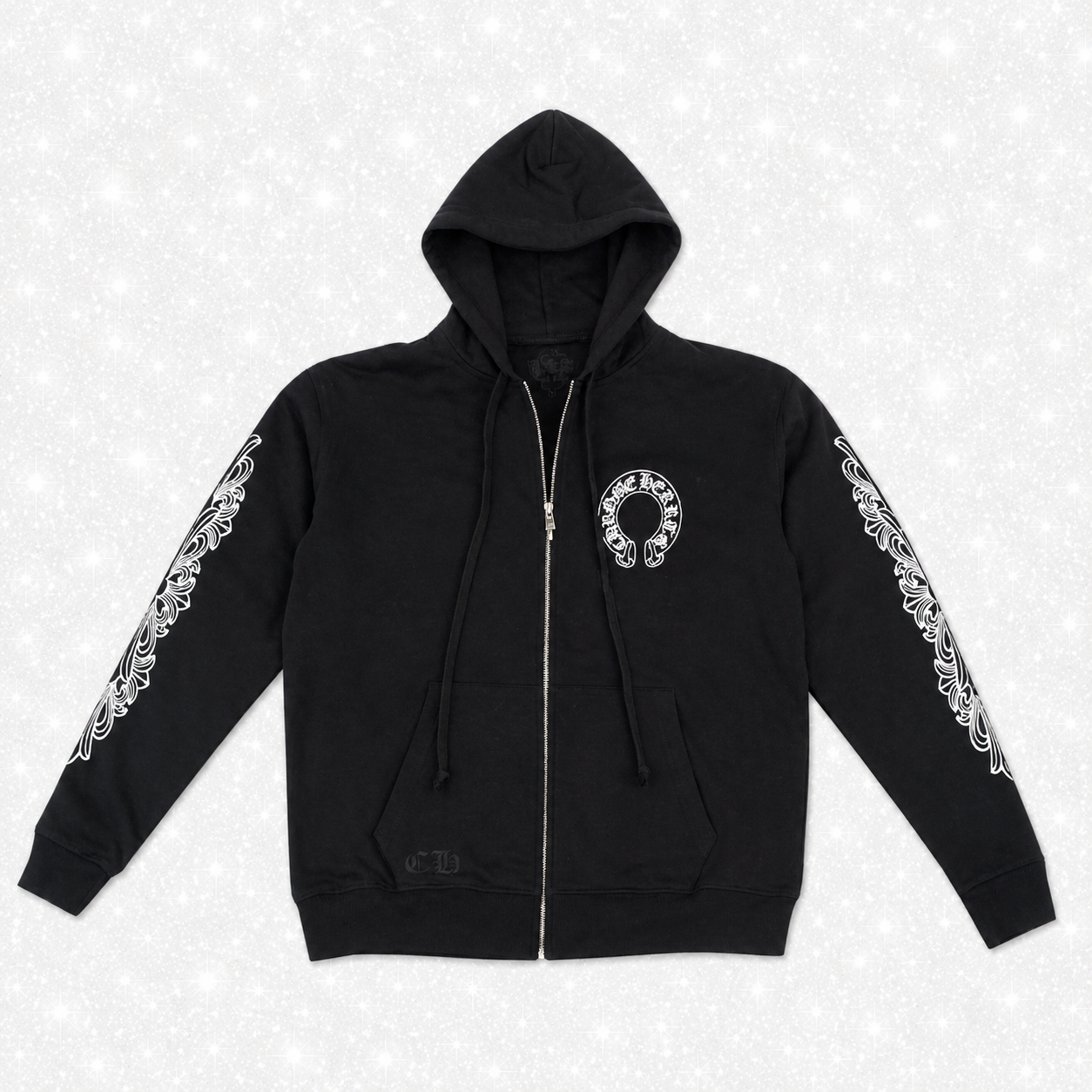 BLACK HORSESHOE ZIP-UP