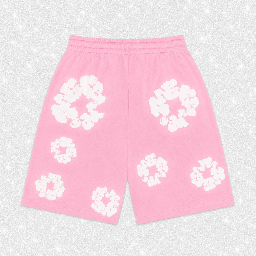 PINK DEMIM SHORTS