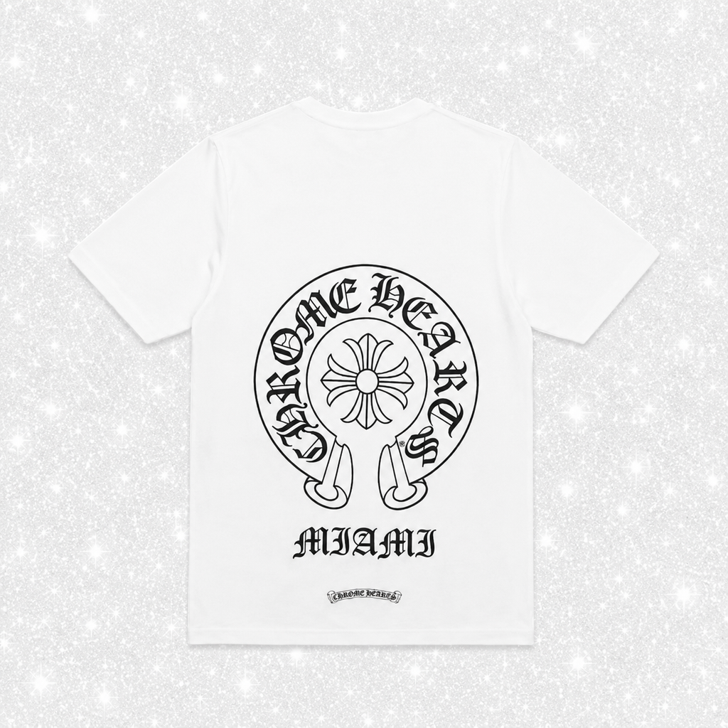 WHITE MIAMI TEE
