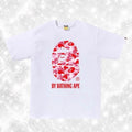 WHITE PINK CAMO BAP TEE