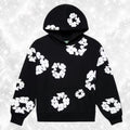 BLACK DENIM HOODIE