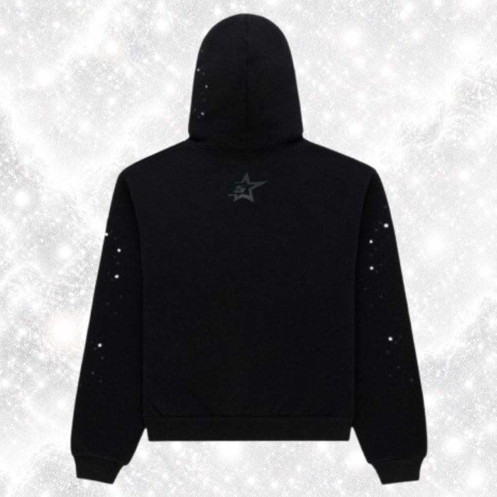 SP5 BLACK RHINESTONE V2 HOODIE