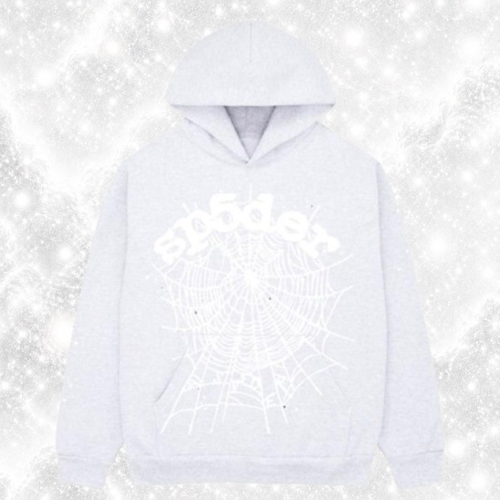 SP5 HEATHER GREY OG WEB HOODIE