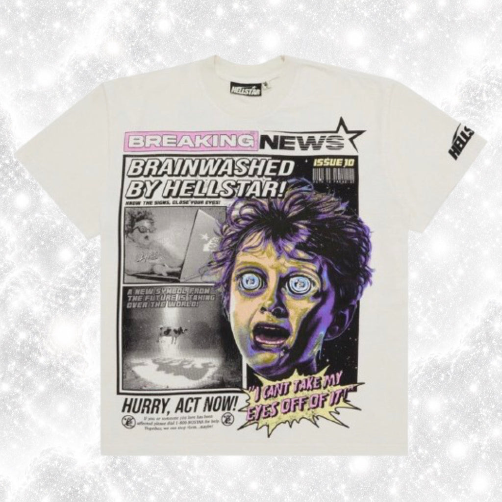 H3LLST4R TEE BREAKING NEWS WHITE