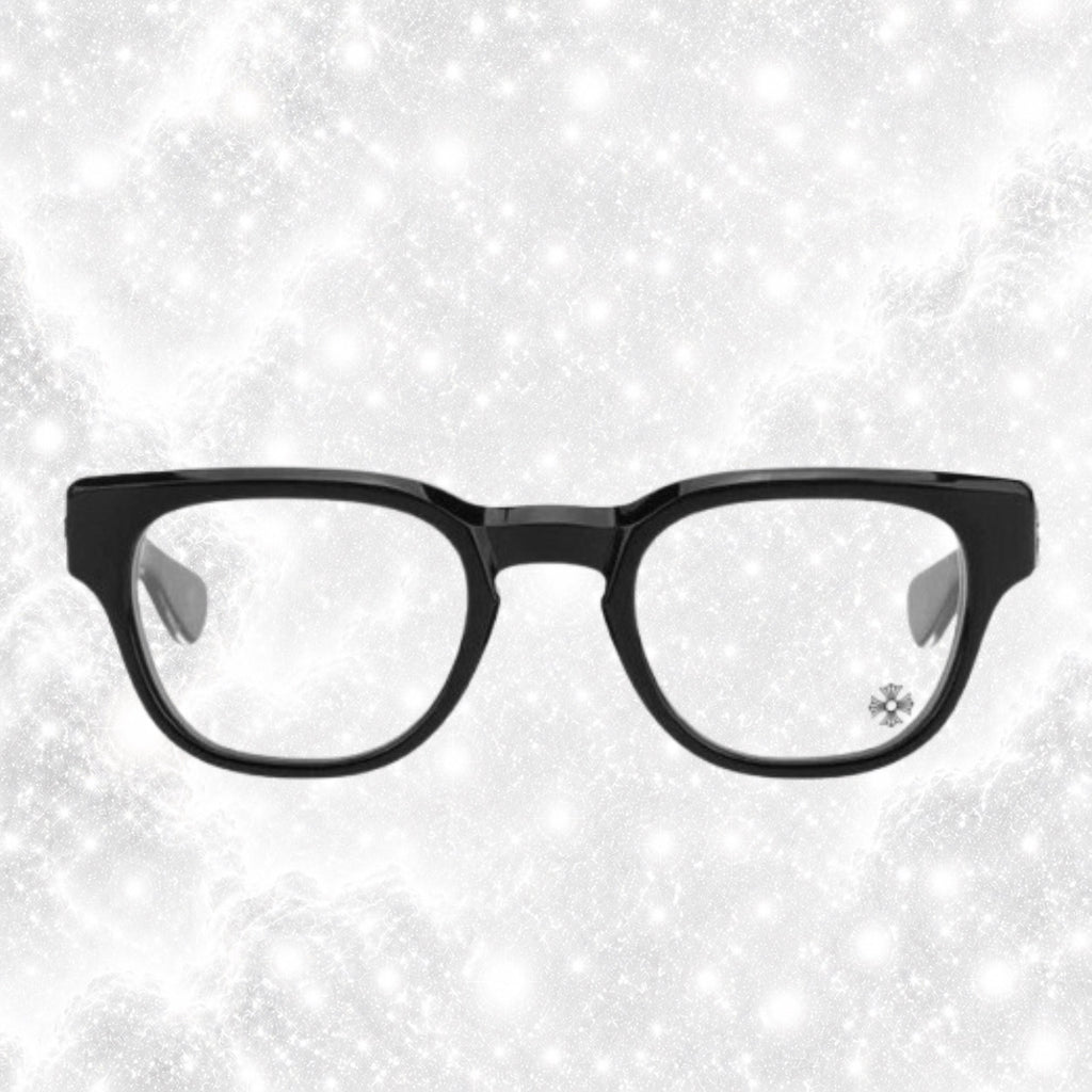 BLACK CHROME GLASSES