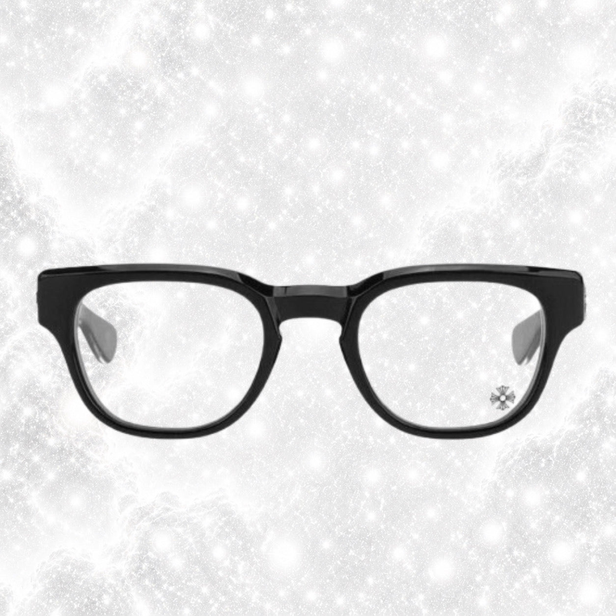 BLACK CHROME GLASSES