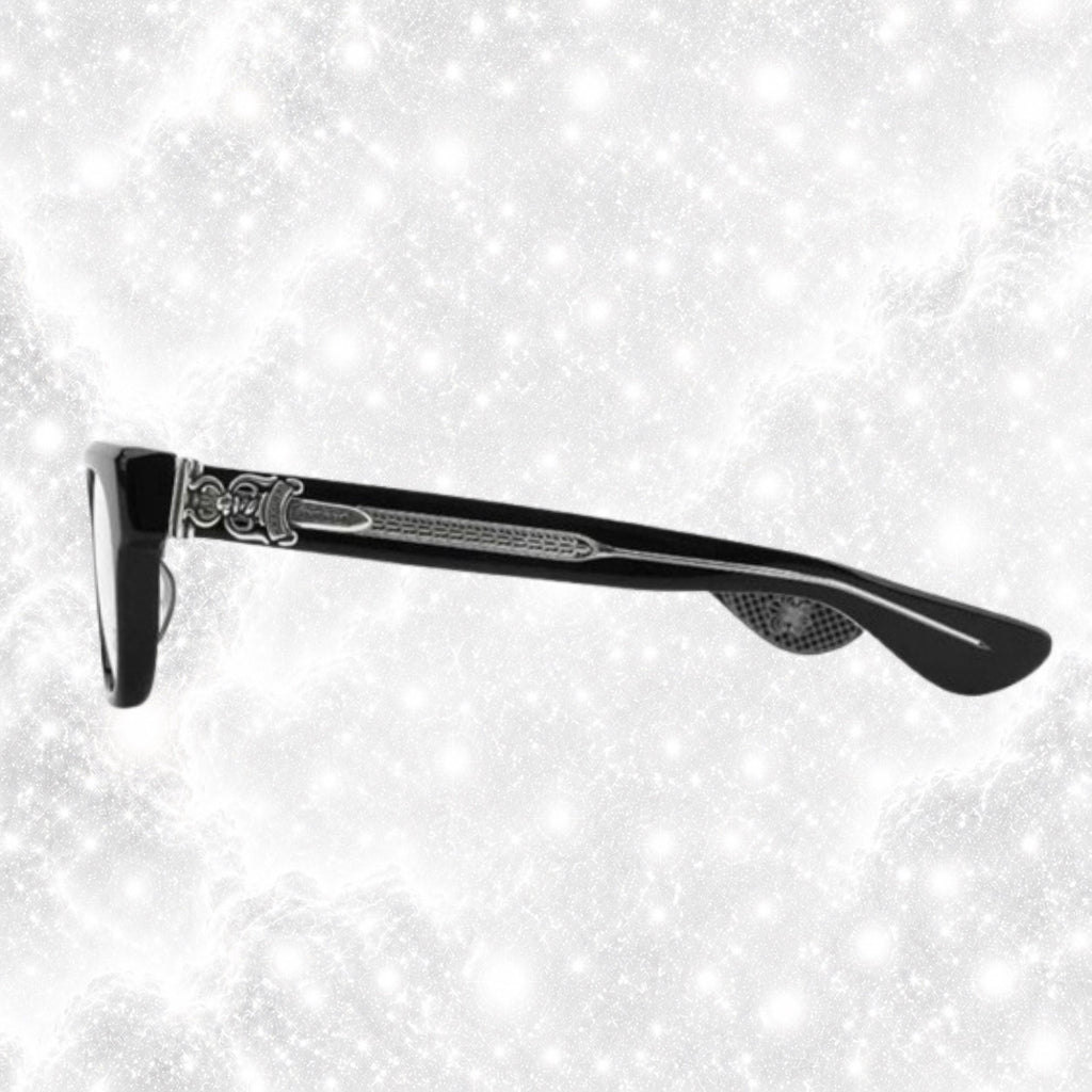 BLACK CHROME GLASSES