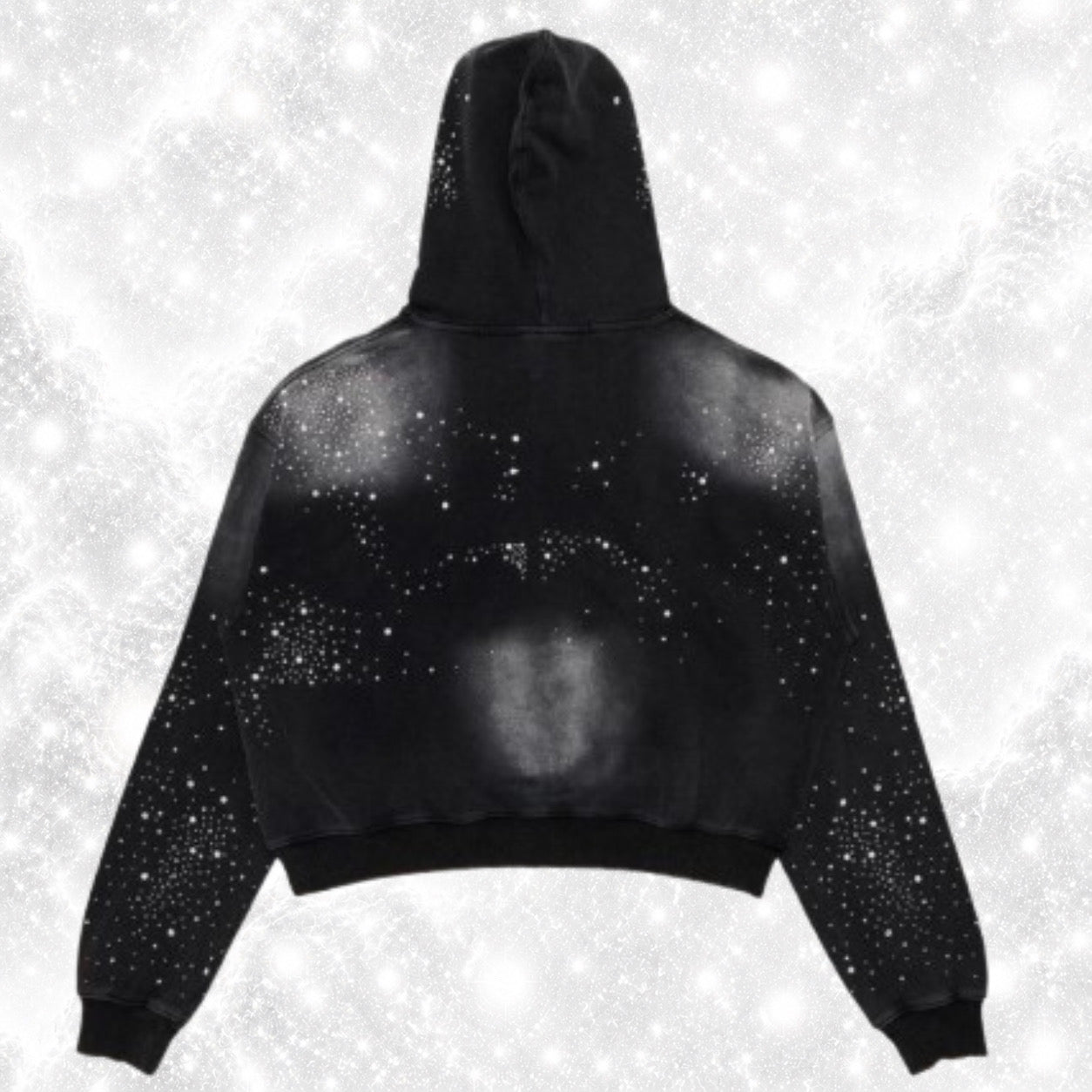 V4LE F0REVER CLASSICO ZIP UP HOODIE BLACK