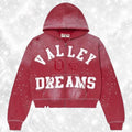 V4LE F0REVER CLASSICO ZIP UP HOODIE RED
