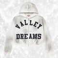 V4LE F0REVER CLASSICO ZIP UP HOODIE WHITE