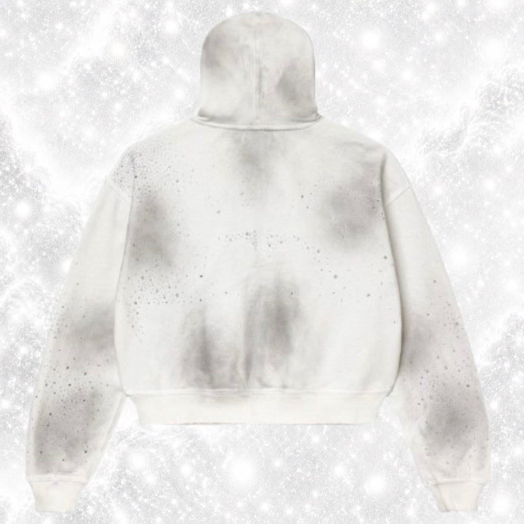 V4LE F0REVER CLASSICO ZIP UP HOODIE WHITE