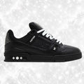 L0U1S VU1TT0N BLACK TRAINERS