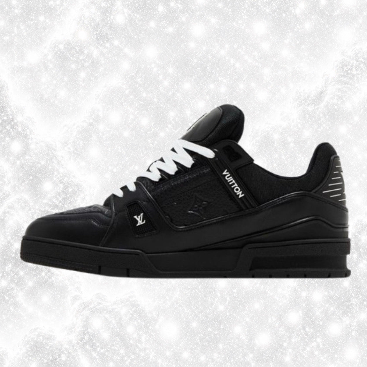 L0U1S VU1TT0N BLACK TRAINERS