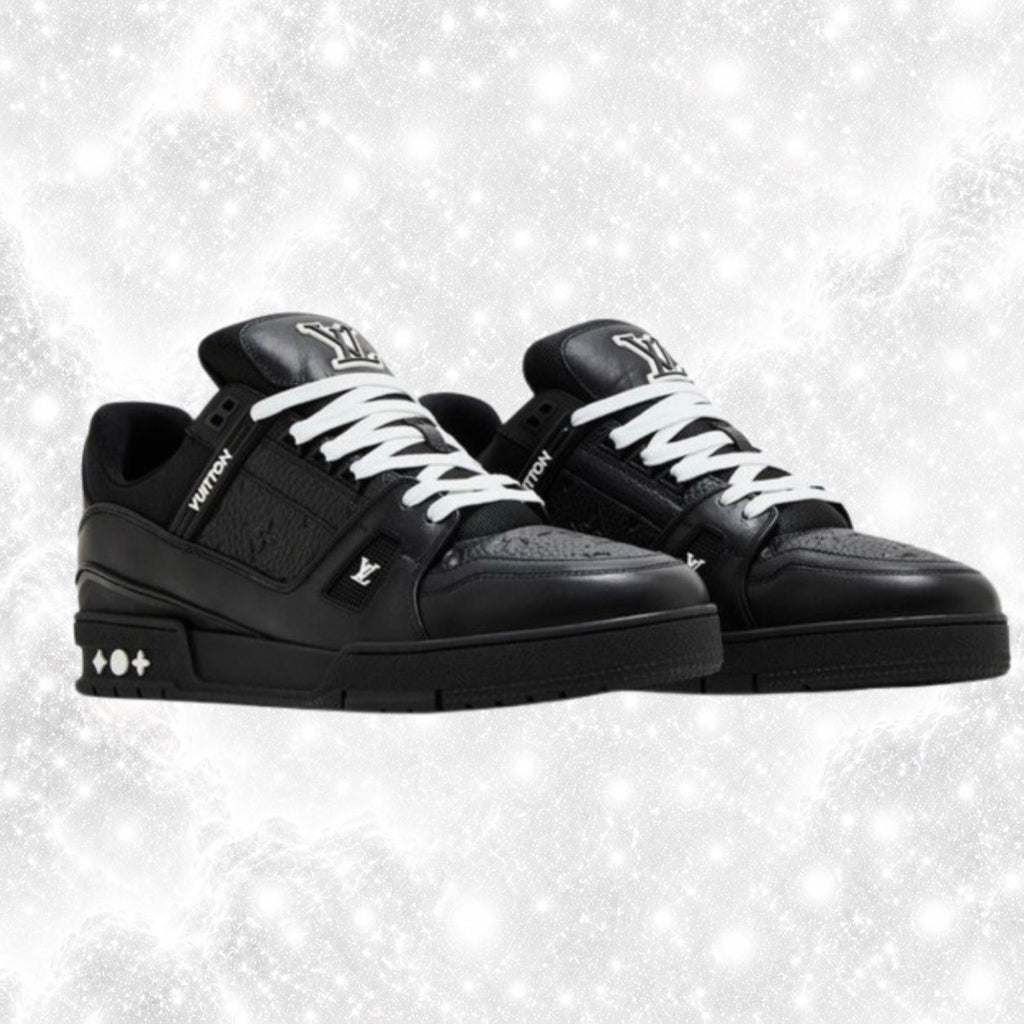 L0U1S VU1TT0N BLACK TRAINERS