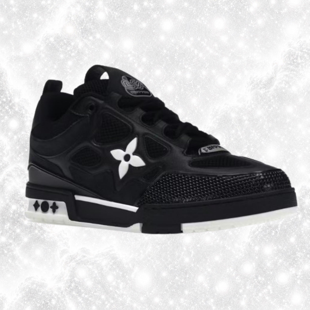 L0IUS VU1TT0N SKATES BLACK WHITE