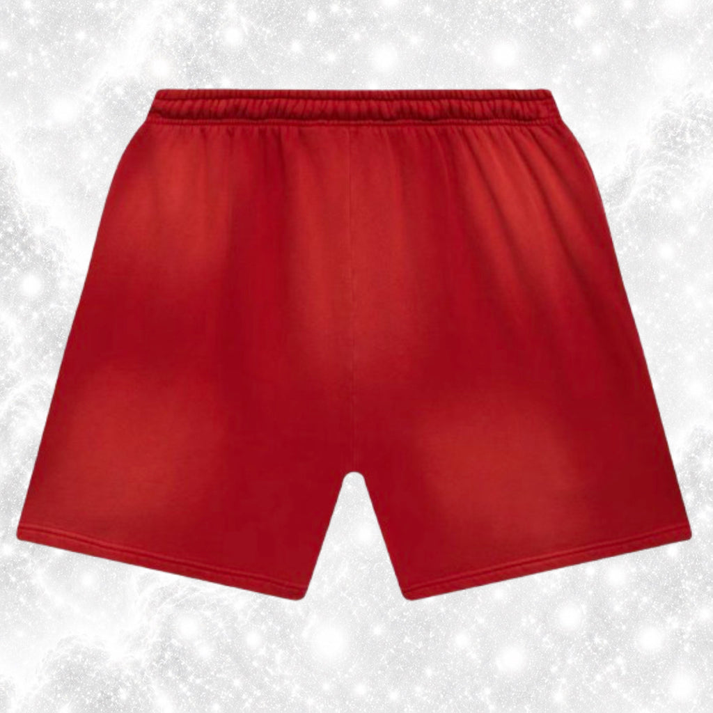 H3LLST4R FLAME SHORTS RED