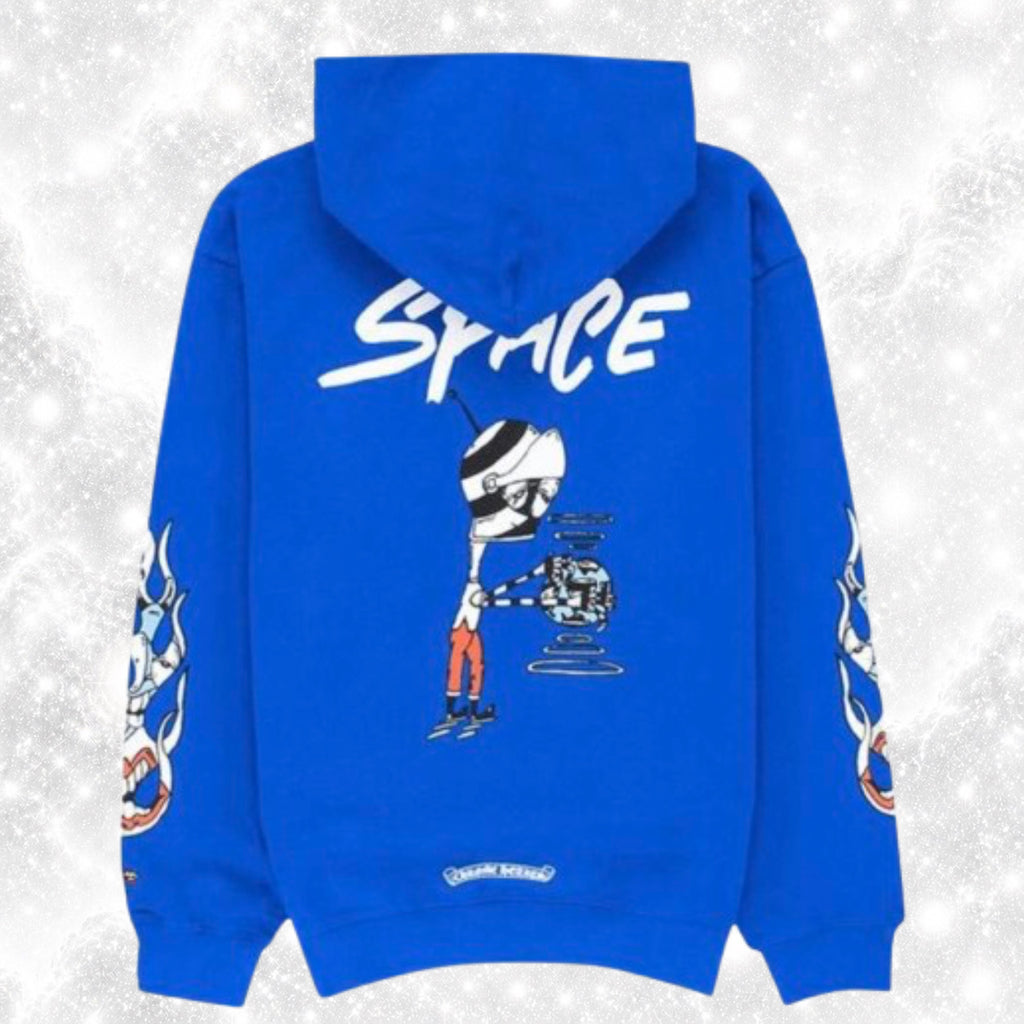 CHR0ME MATTY BOY SPACE BLUE HOODIE