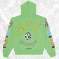 CHR0ME MATTY BOY S3X RECORDS GREEN HOODIE