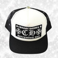 CHR0M3 H34RTS HOLLYWOOD TRUCKER HAT WHITE