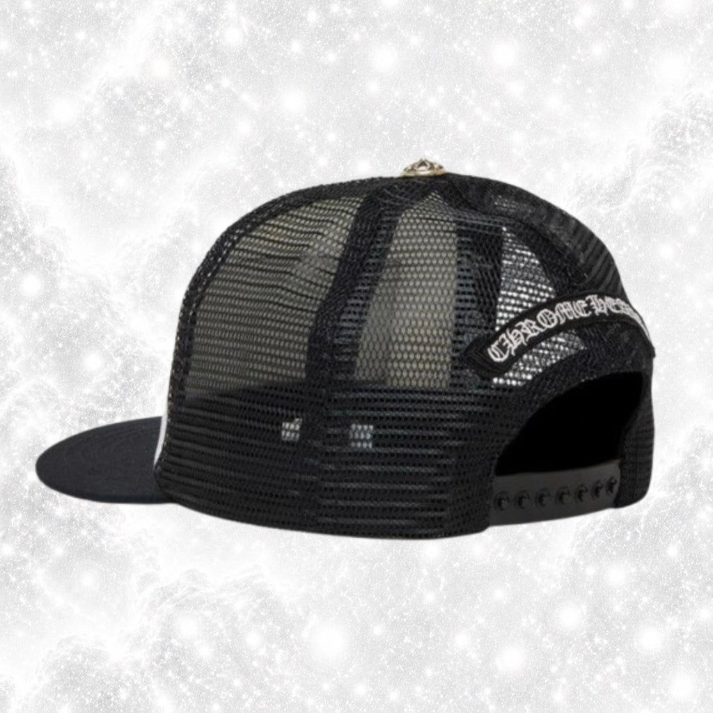 CHR0M3 H34RTS HOLLYWOOD TRUCKER HAT WHITE
