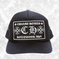CHR0M3 H34RTS HOLLYWOOD TRUCKER HAT BLACK